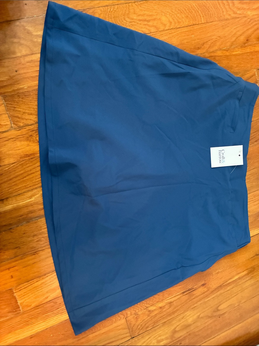 croft & barrow Navy Blue A-Line Skirt